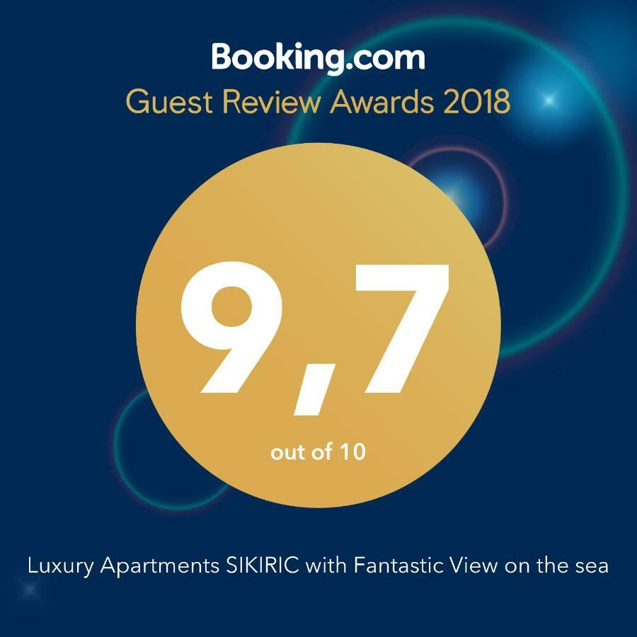 Luxury Apartments Sikiric_2 With Fantastic View On The Sea Bibinje Exterior photo